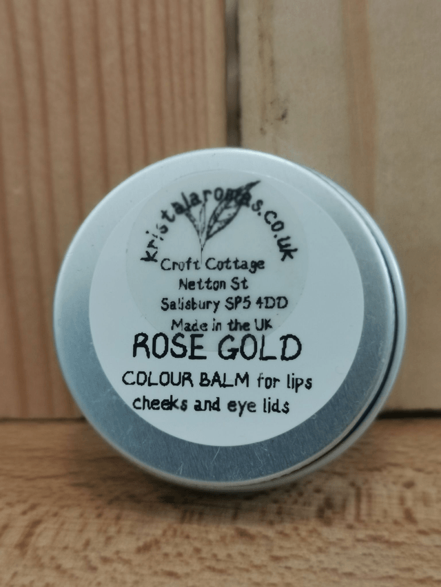 Colour Balm Rose Gold (for lips, cheeks & eyelids). 10g WITH FREE BRUSH