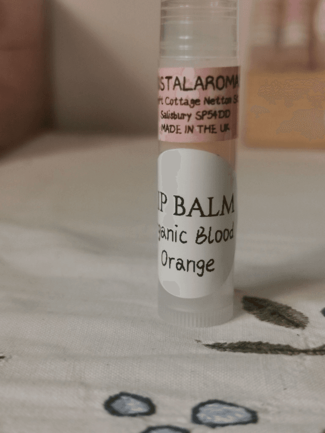 Lip Balm  Organic Blood Orange (organic ingredients) 4g