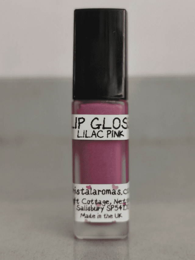 Lip Gloss (GLASS) Lilac Pink- Organic Ingredients.  7g