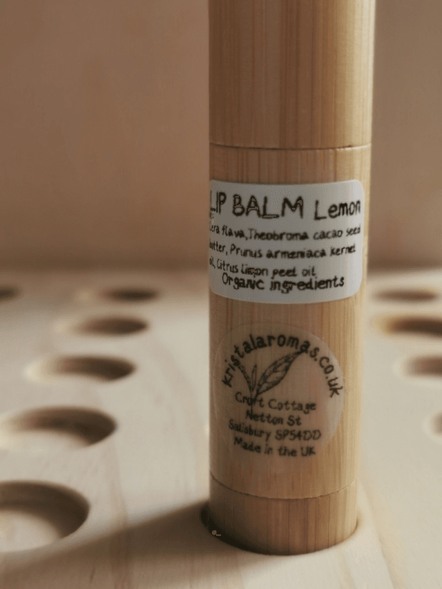 Lip Balm Lemon (Organic Ingredients). 5g